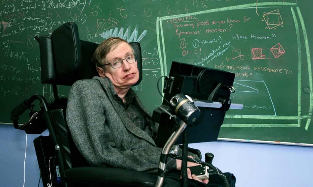 Stephen Hawking. Foto: Skynews.